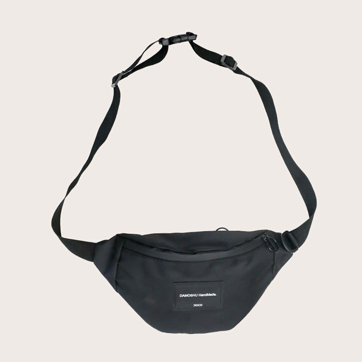 

Guys Letter Graphic Fanny Pack, Black
