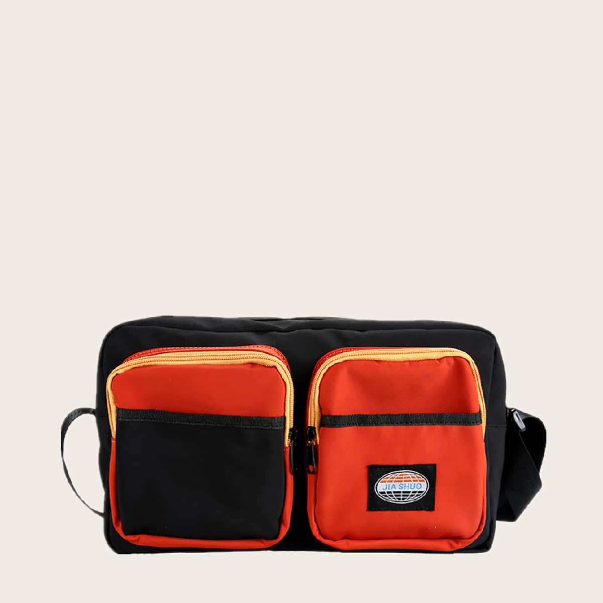 

Guys Colorblock Crossbody Bag, Orange