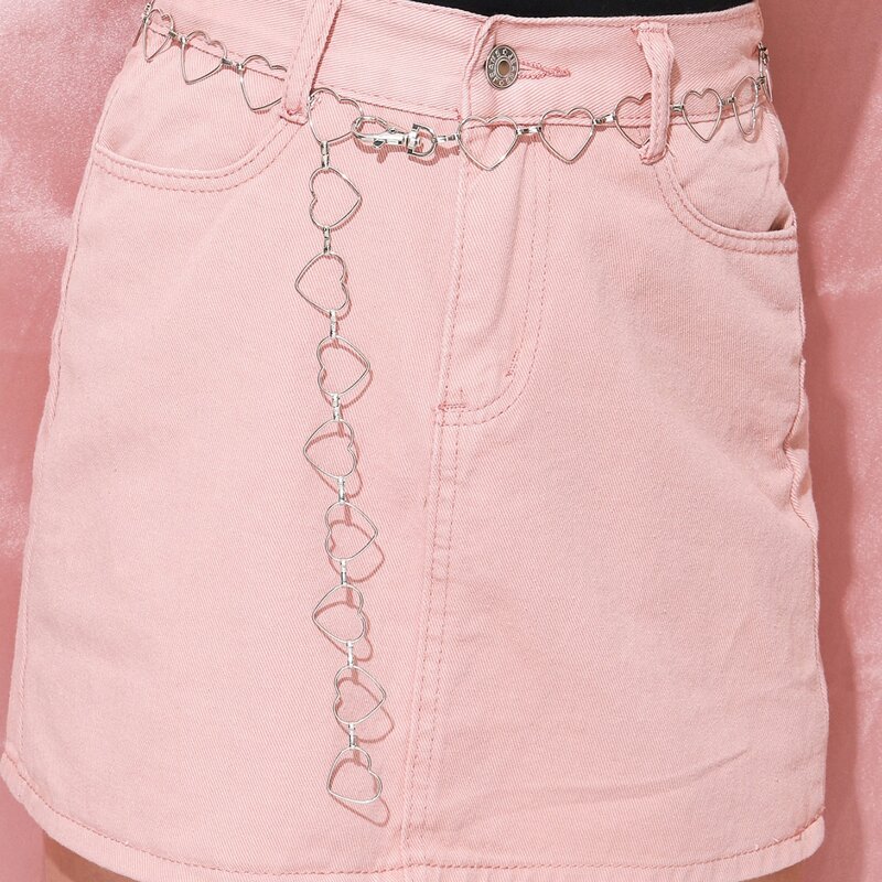 

Heart Linked Waist Chain, Silver