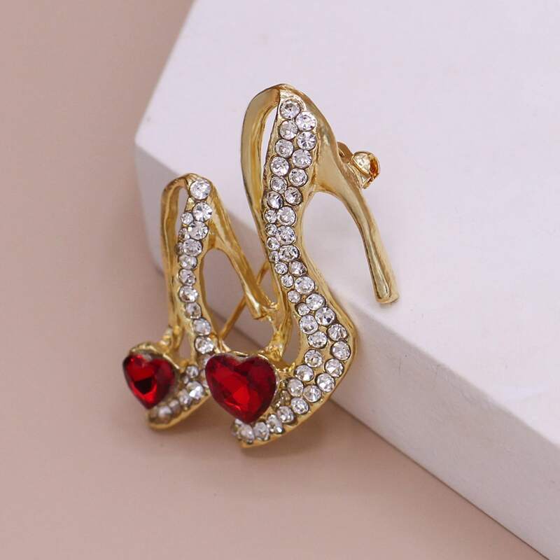 

Heel Design Brooch, Multicolor