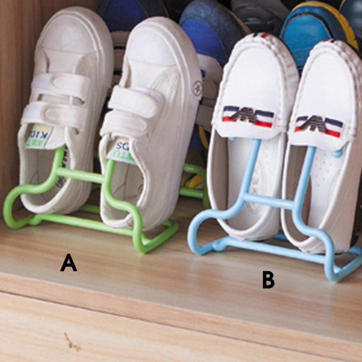 

2pcs Multifunctional Children Hanging Shoe Stand, Multicolor