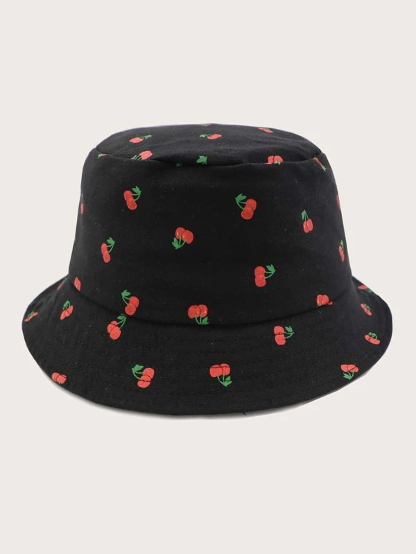 cherry bucket hat