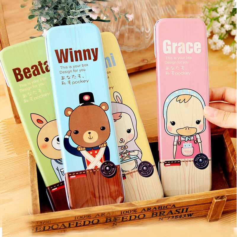 

1pc Cartoon Graphic Random Pencil case, Multicolor