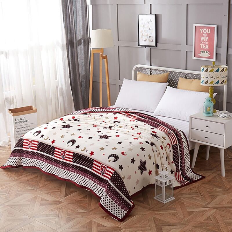 

Moon & Star Print Blanket, Multicolor