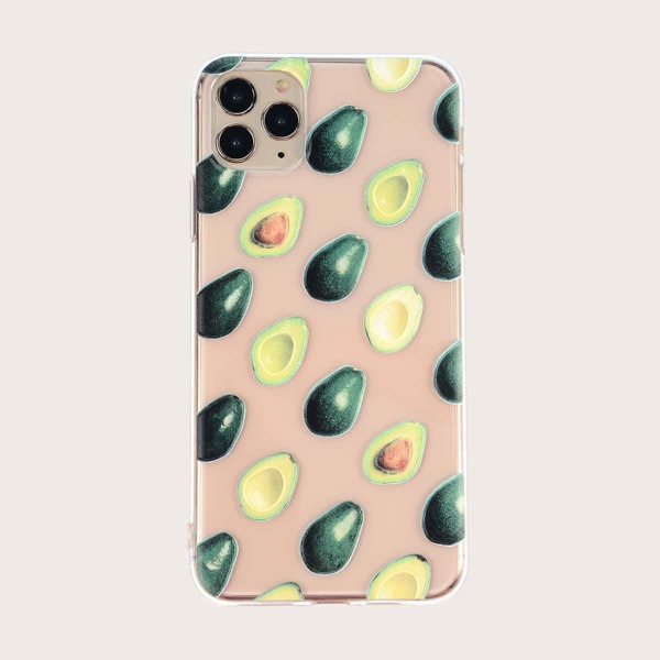 

Чехол для iPhone с принтом авокадо