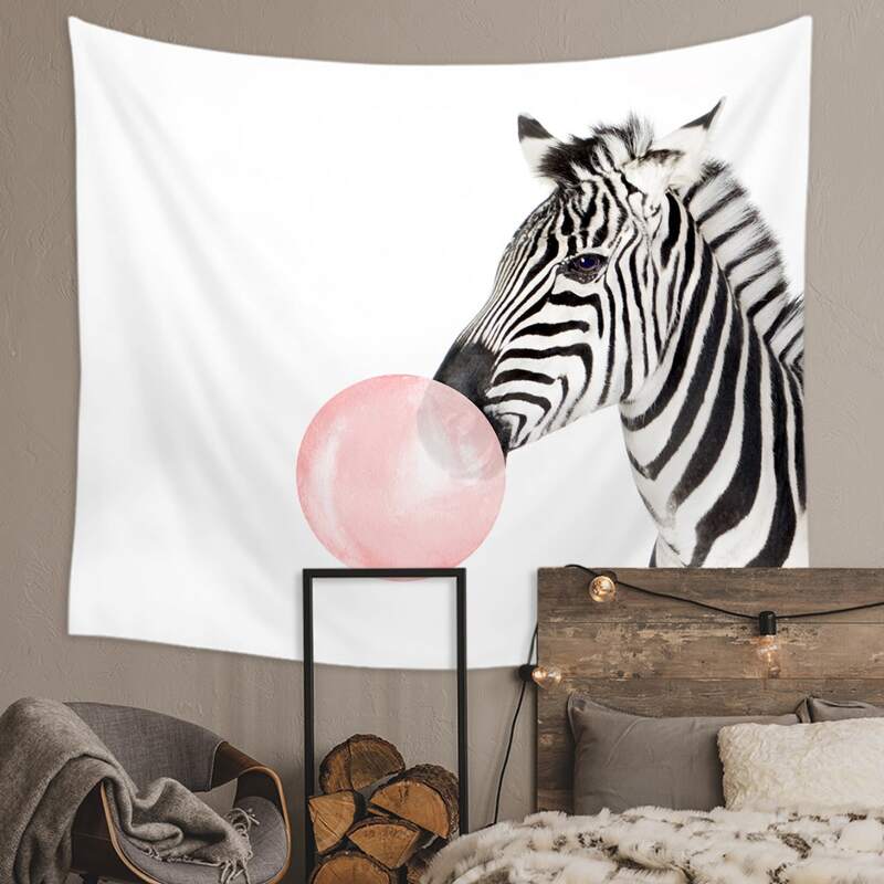 

Zebra Print Tapestry, Multicolor