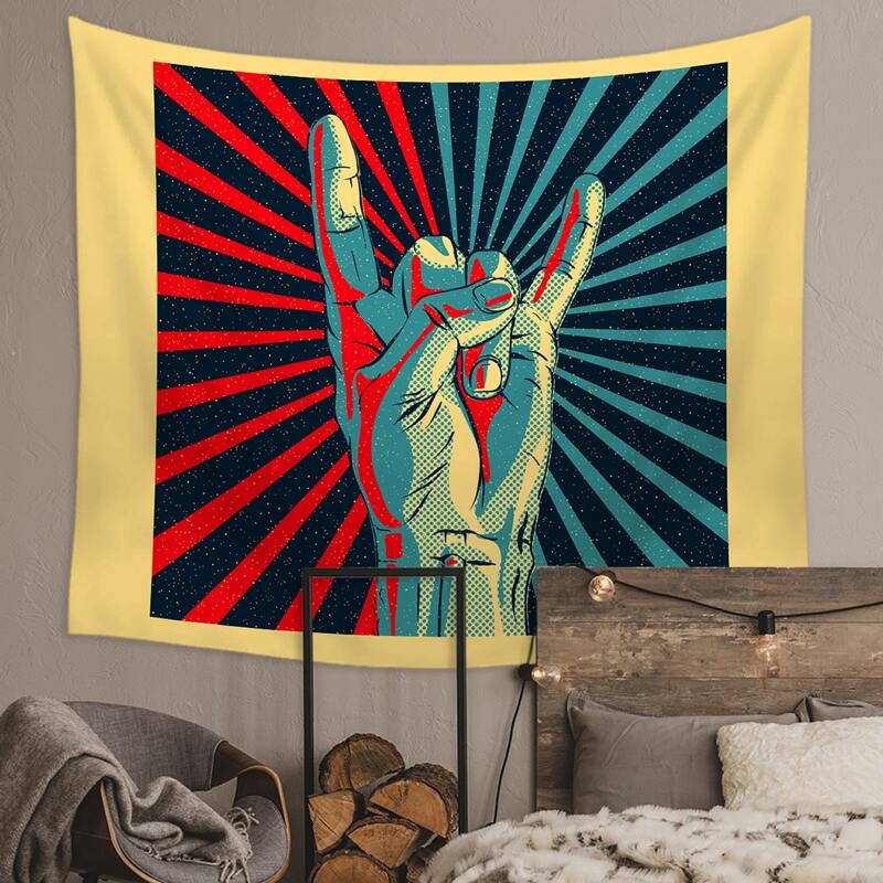 

Finger Print Tapestry, Multicolor
