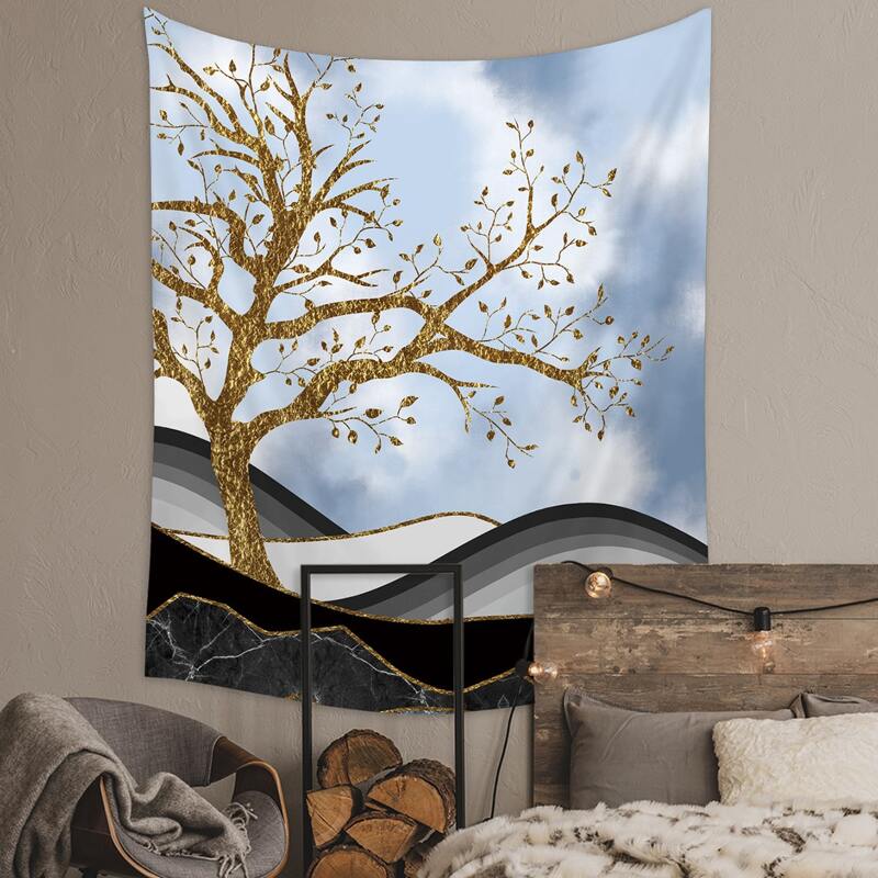

Tree Print Tapestry, Multicolor
