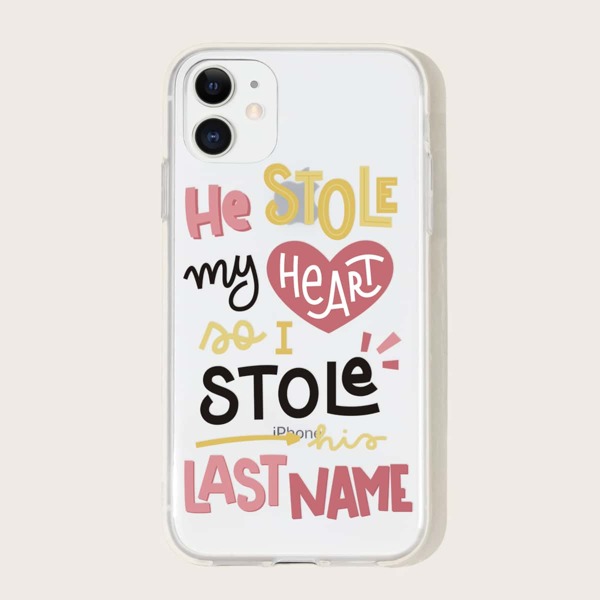 

Letter Graphic iPhone Case, Multicolor