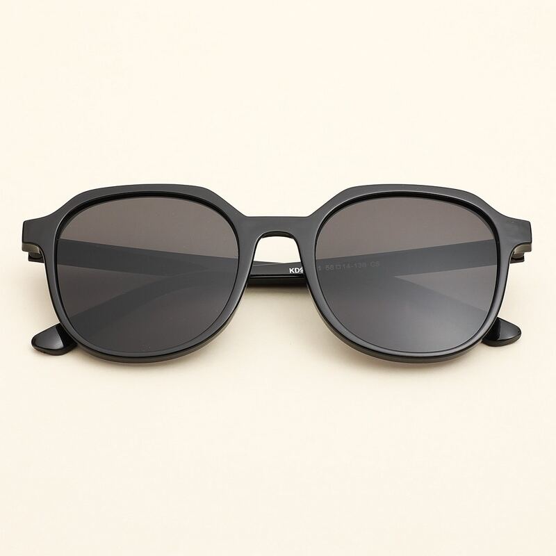 

Acrylic Frame Sunglasses, Black