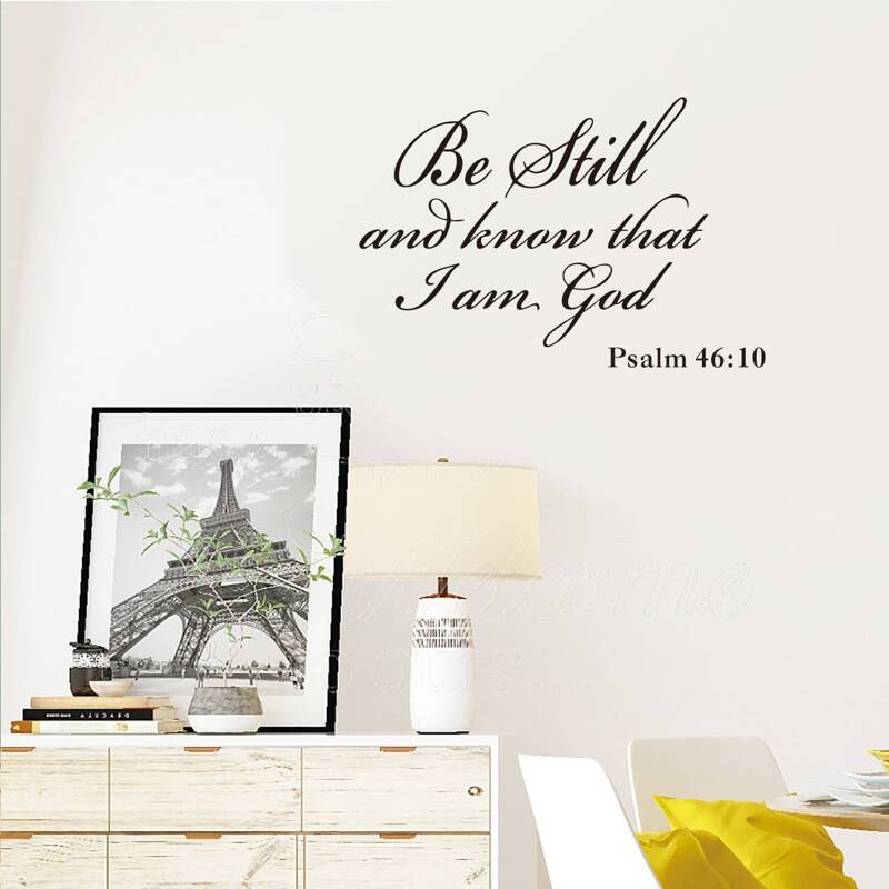 

Slogan Graphic Wall Sticker, Black
