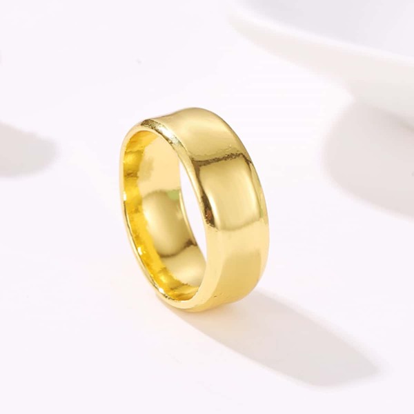 

Simple Solid Ring, Gold