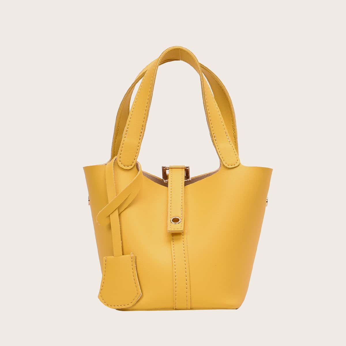 

Minimalist Satchel Bag, Yellow