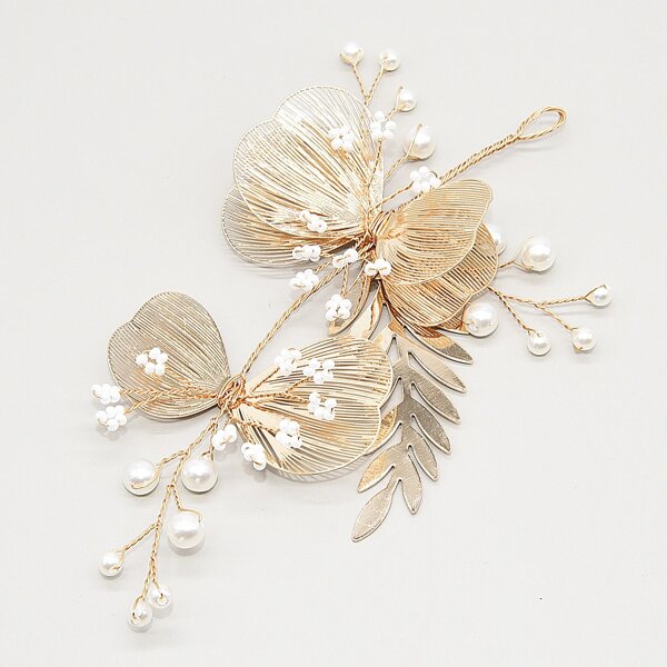 

Faux Pearl Wedding Hair Accessory, Multicolor