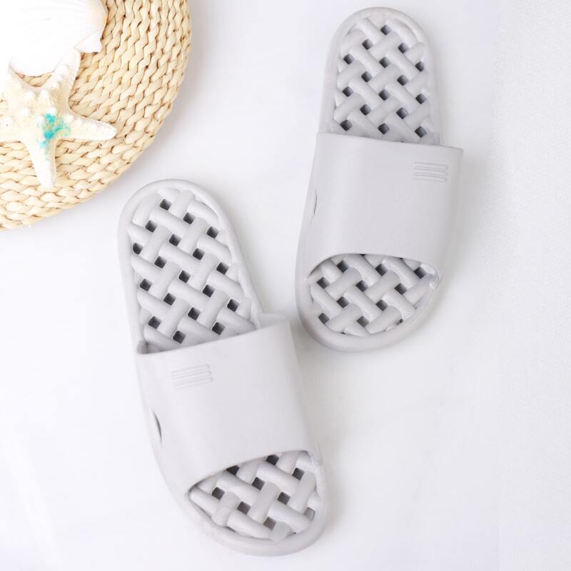 

Guys Hollow Out Slippers, Grey
