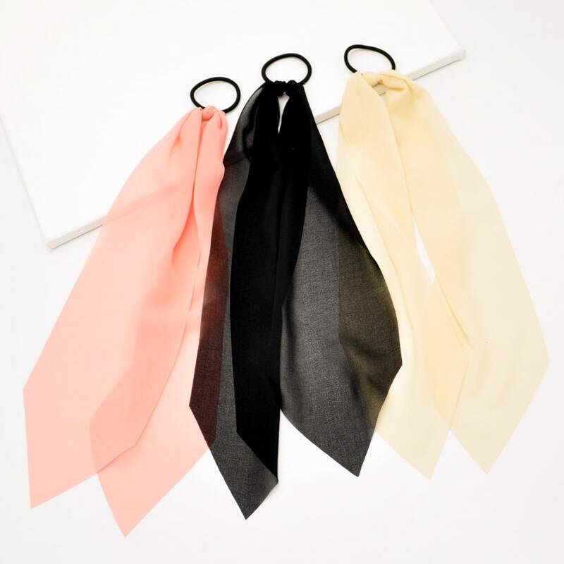 

3pcs Simple Hair Tie, Multicolor