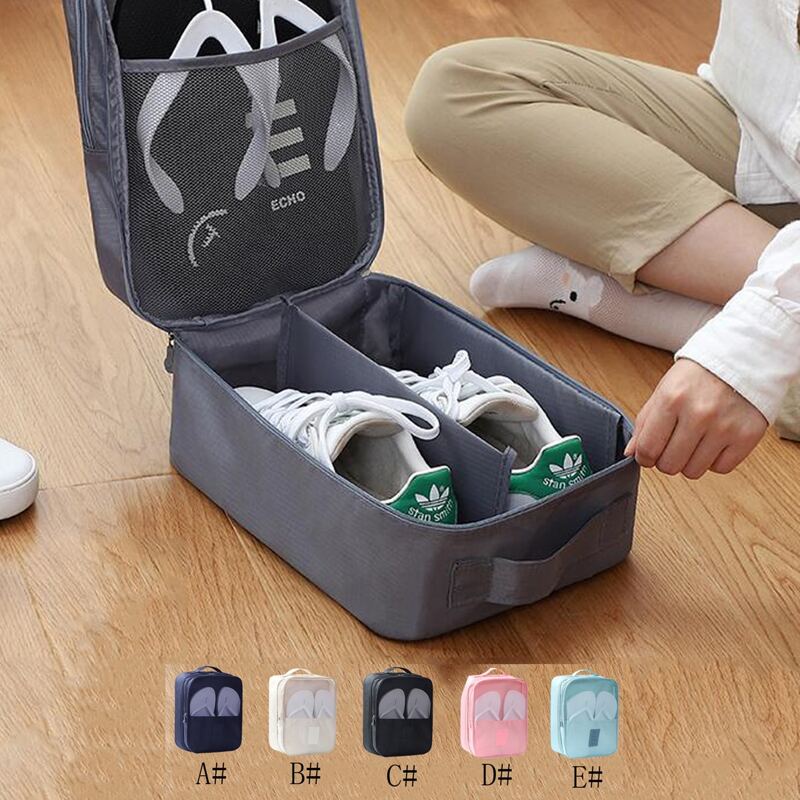 

1pc Solid Oxford Shoes Storage Bag, Multicolor