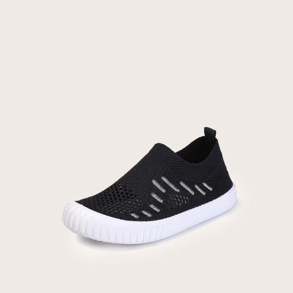 

Toddler Girls Slip On Sneakers, Black