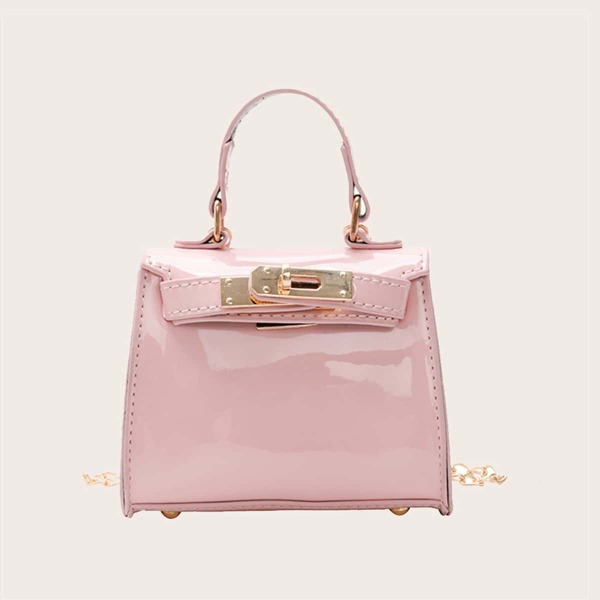 

Минималистская сумка-сэтчел для девочек, Розовые