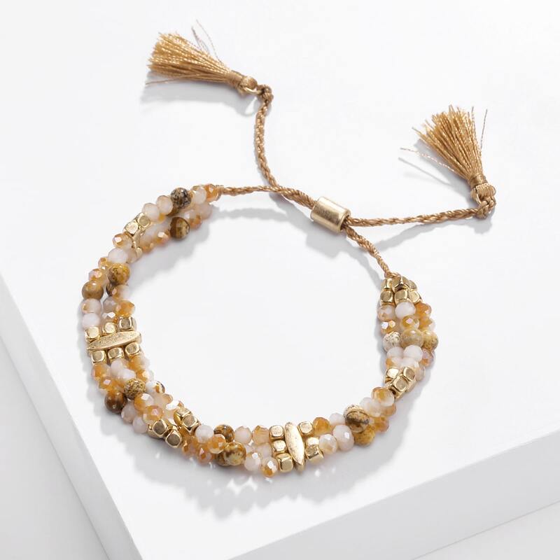 

Beaded Layered Bracelet, Multicolor