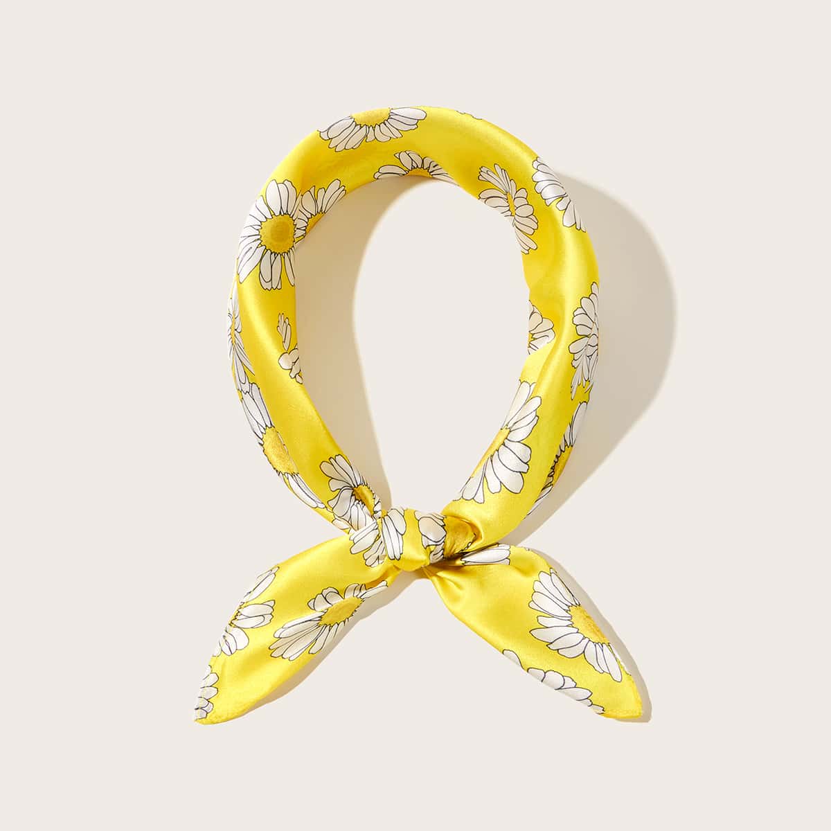 

Daisy Pattern Bandana, Yellow