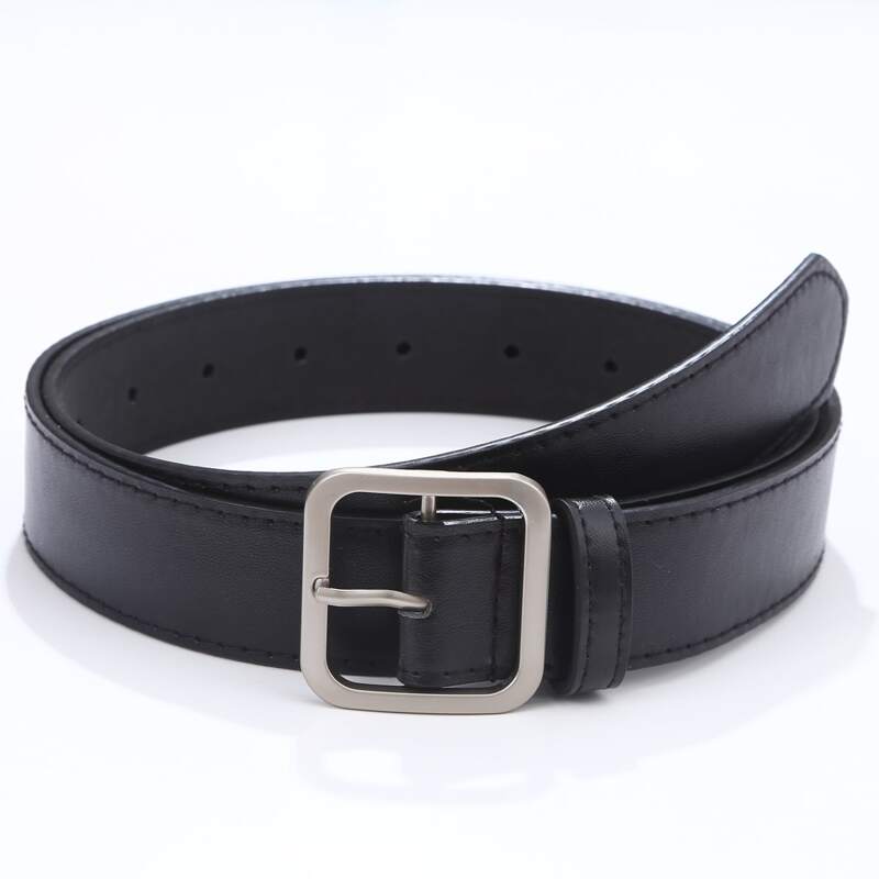 

Guys Metal Buckle Belt, Black