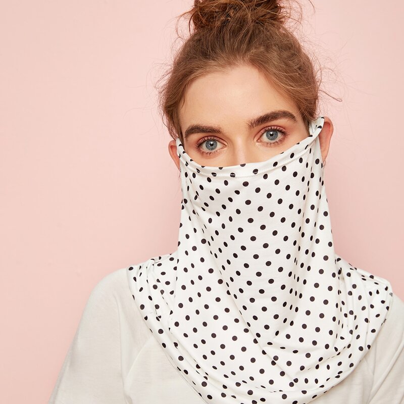 

Polka Dot Sun Protection For The Face, Multicolor