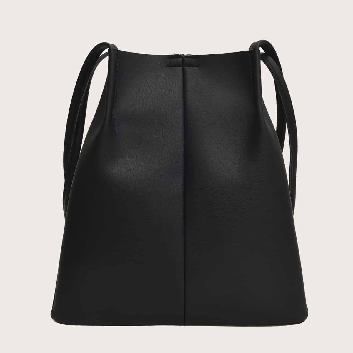 

Minimalist Tote Bag, Black