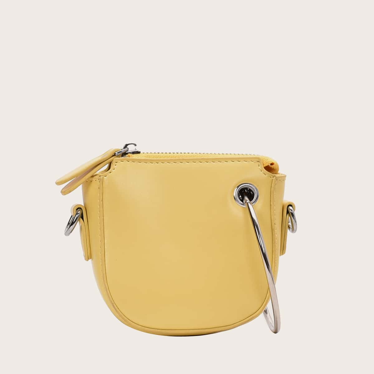 

Mini Crossbody Bag With Ring Handle, Yellow
