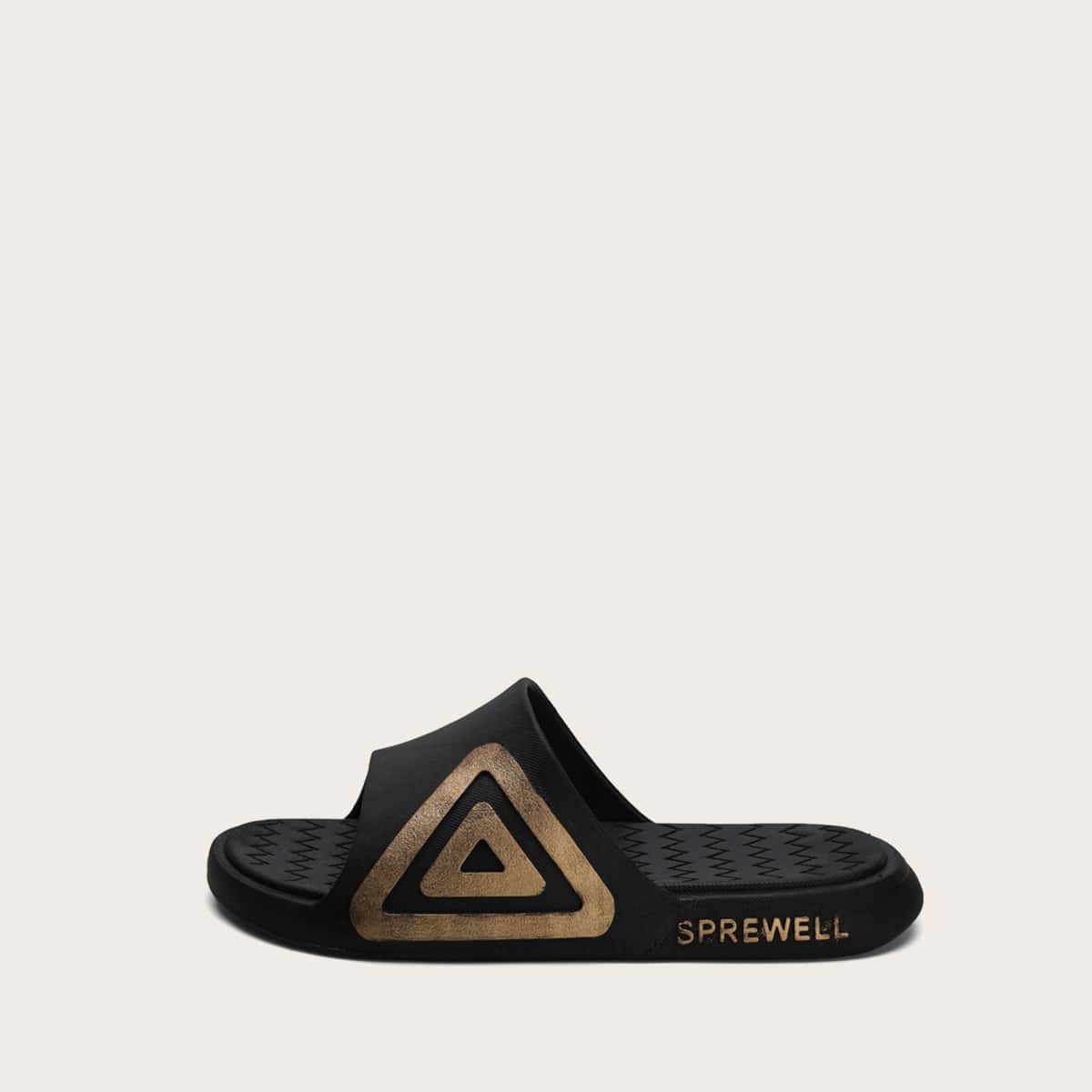 

Guys Geometric Graphic Sliders, Black