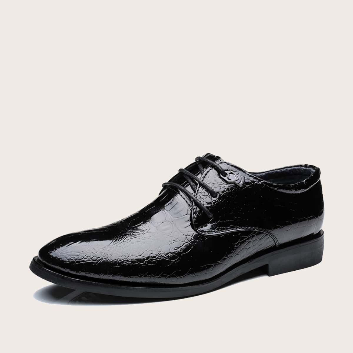 

Guys Lace-up Front Dress Shoes, Black