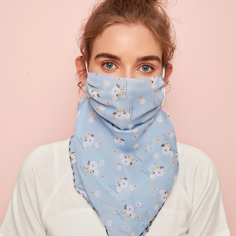 

Floral Sun Protection For The Face, Multicolor