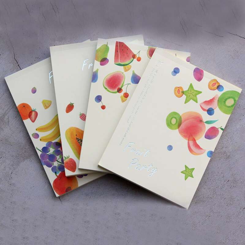 

1pack Fruit Print Cover Random Notebook, Multicolor