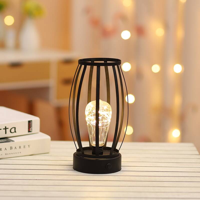 

Hollow Iron Cover Night Light, Yellow