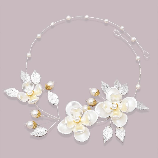 

Цветочный аксессуар для волос, Белый