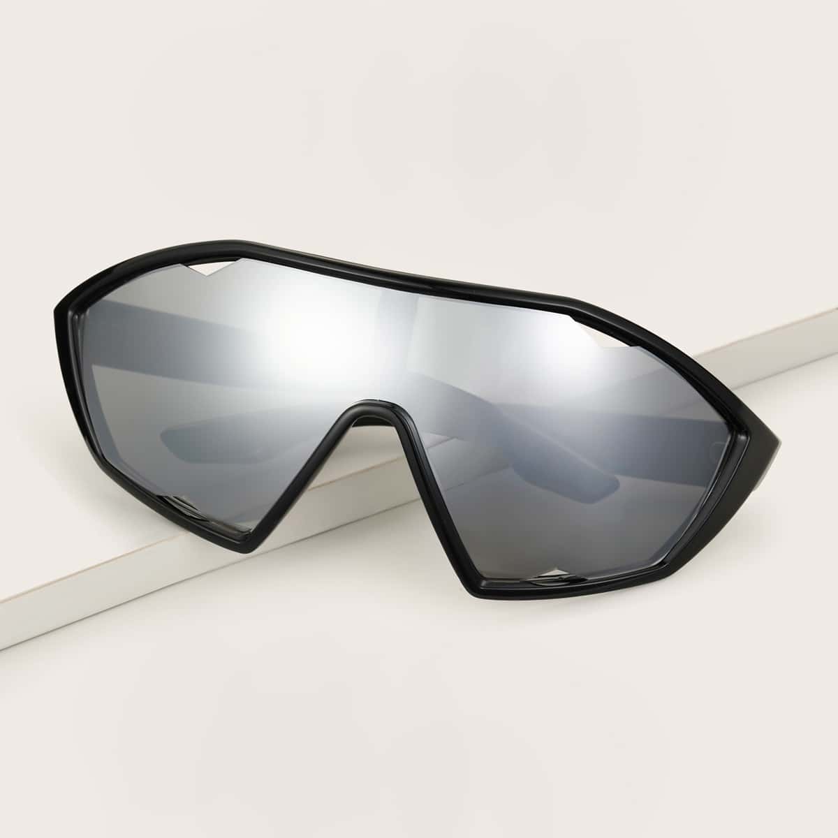 

Flat Top Cycling Sunglasses, Silver