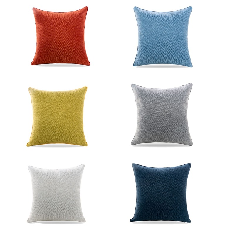

1pc Solid Cushion, Multicolor
