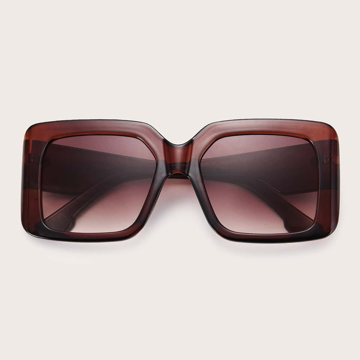 

Acrylic Frame Sunglasses, Brown