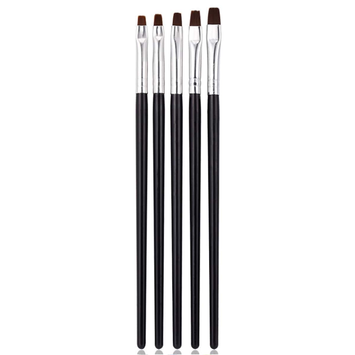 

5pcs Nail Art Brush Set, Black