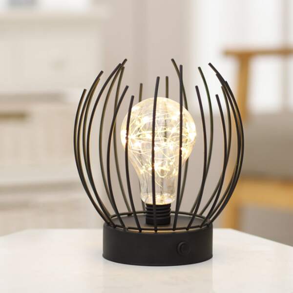 

Ночной свет с металлическим каркасом, Жёлтые