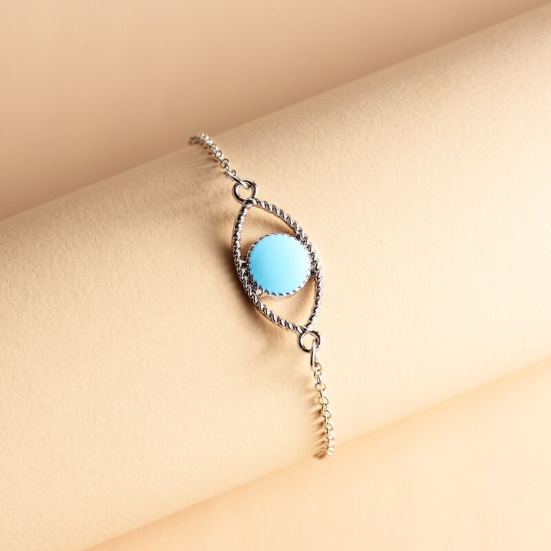 

Eye Design Bracelet, Blue