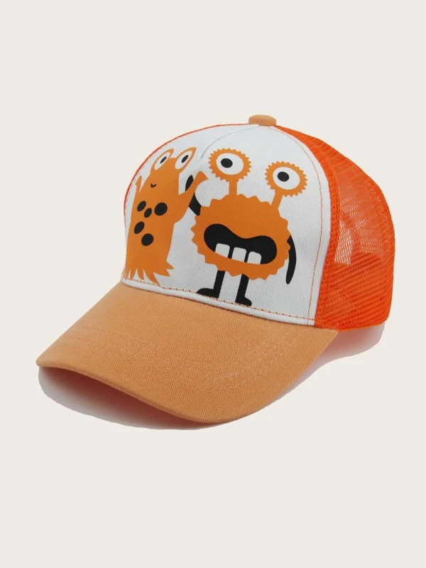 orange toddler baseball cap