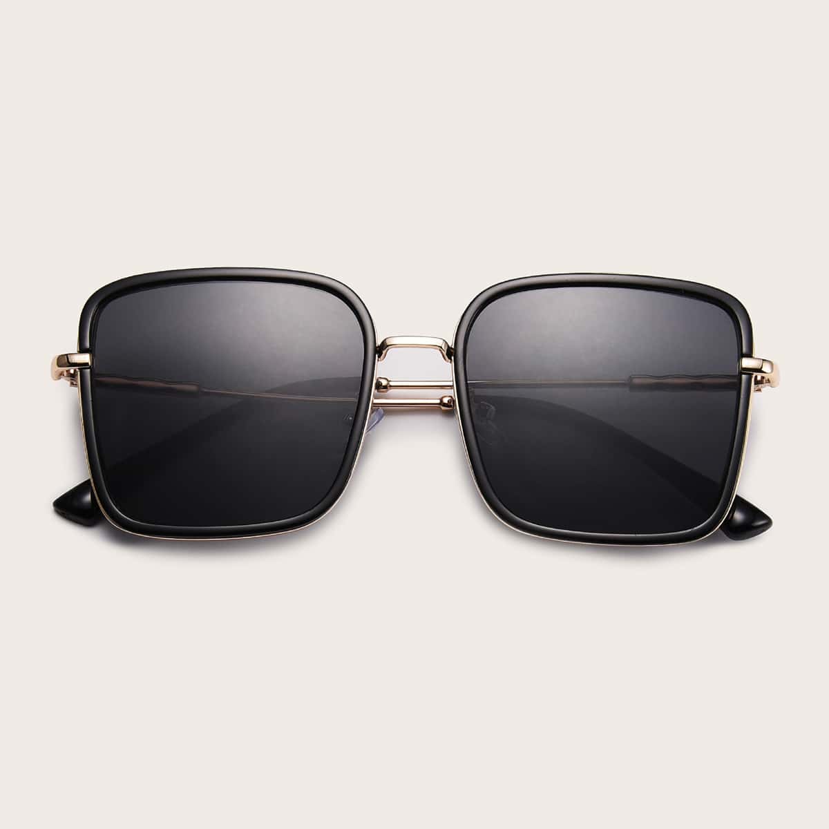 

Square Acrylic Frame Sunglasses, Black