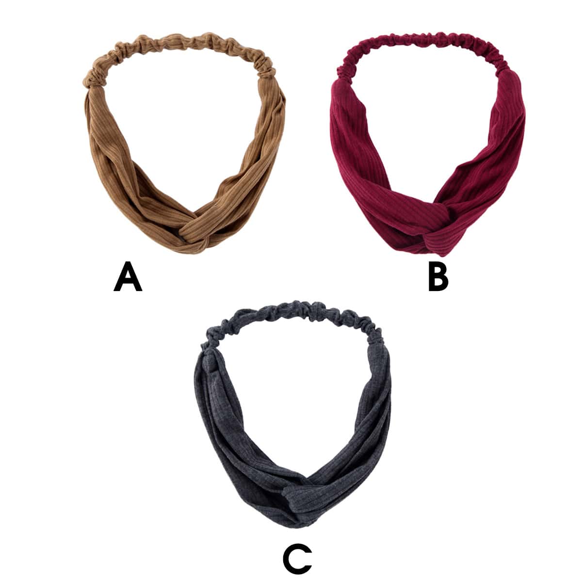

1pc Solid Bath Headband, Multicolor