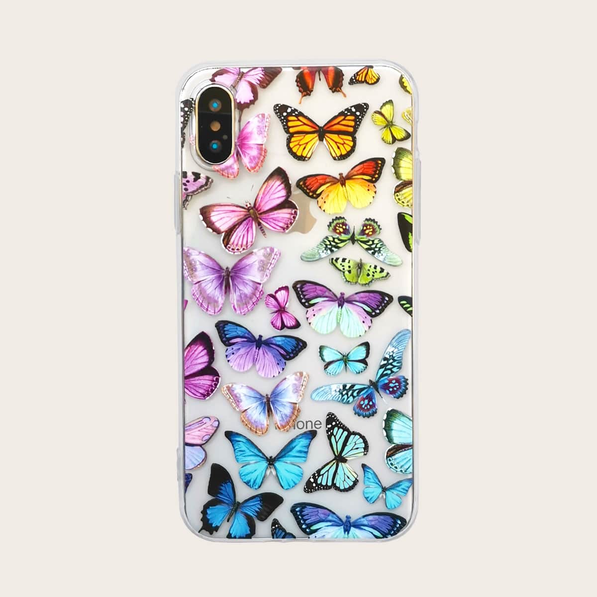 

Butterfly Print iPhone Case, Multicolor