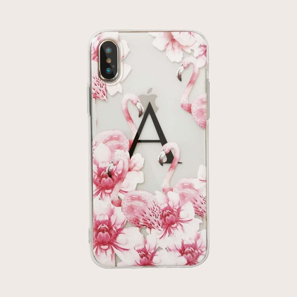 

Flamingo Print iPhone Case