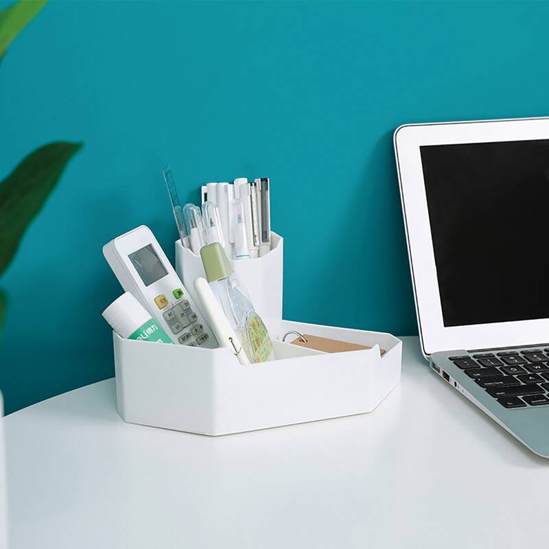 

1pc Multi Compartment Storage Box, Multicolor