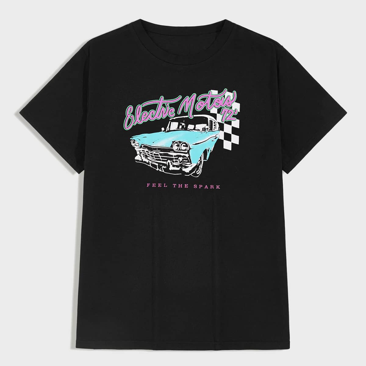 

Guys Car Graphic Black Tee