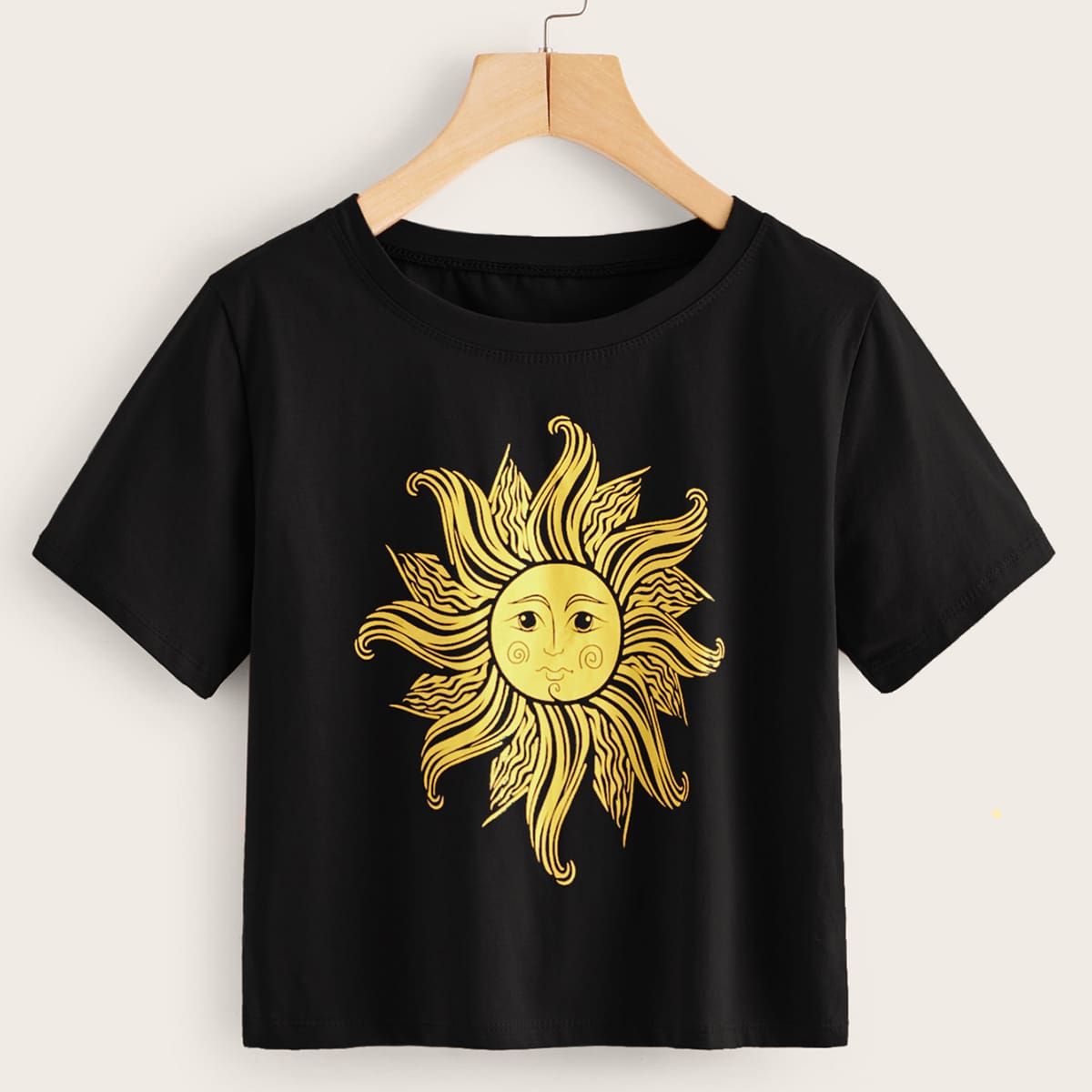 

Sun Graphic Tee, Black