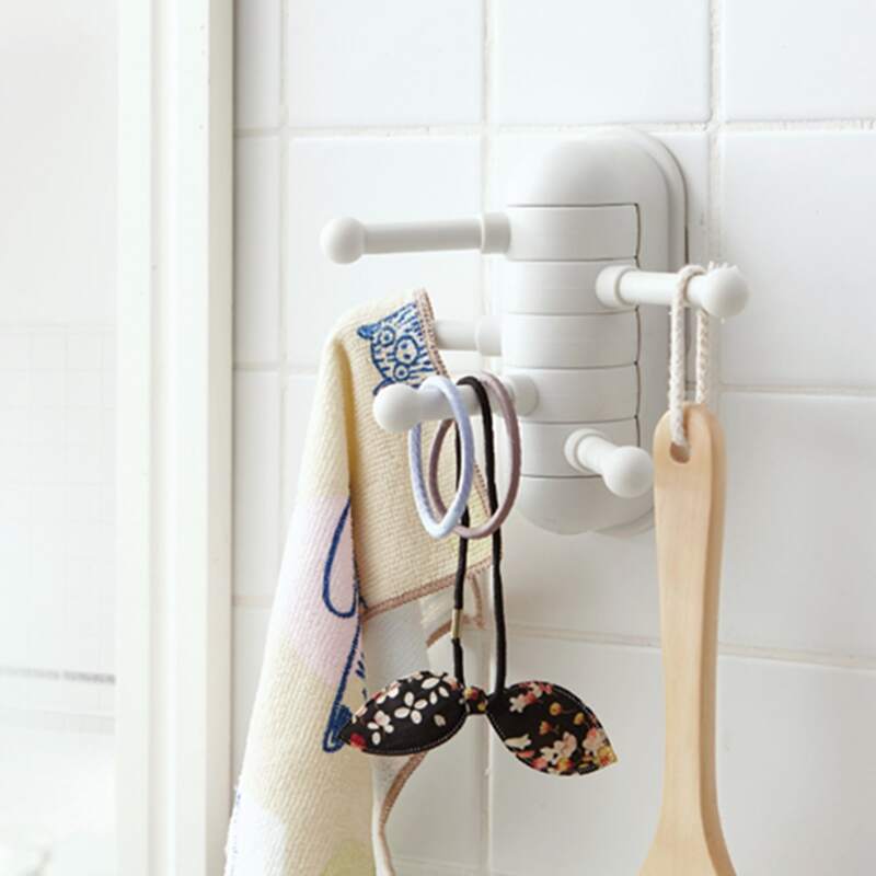 

Rotatable Wall Hook, White